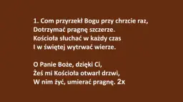Mit o Panie – pełny tekst, znaczenie i duchowe przesłanie pieśni religijnej