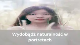 Portret młodej kobiety w otoczeniu trawy. Jej spojrzenie jest bezpośrednie, a na szyi ma delikatny naszyjnik. To piękne zdjecia ludzi.