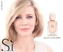Cate Blanchett: Twarz perfum Armani Sì - poznaj historię
