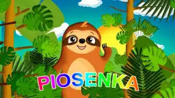 Uśmiechnięta lenistwo w dżungli zaprasza do wspólnego śpiewania. Wesołe piosenki dla niemowląt czekają!