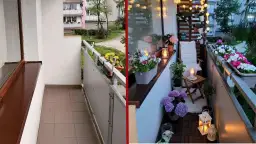 Jak urządzić mały wąski balkon w bloku - inspiracje, które zachwycą