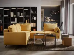 Musztardowa kanapa: jakie dodatki i kolory? Stwórz idealne wnętrze!