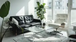 Salon w czerni i bieli: 10 odważnych i stylowych aranżacji