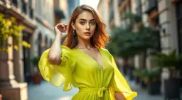 Stylizacje z limonkową bluzką: jak wyróżnić się modą na każdą okazję