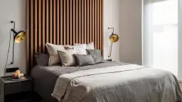 Dormitorio de matrimonio con madera: ideas para un espacio cálido y único