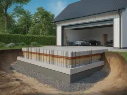 Jaki głęboki fundament pod garaż? Kluczowe czynniki do rozważenia