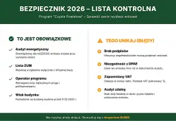 Lista kontrolna programu "Czyste Powietrze": obowiązkowe elementy i błędy do uniknięcia.
