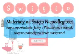 Materiały na Święto Niepodległości: 11 listopada karty pracy do druku z wierszami, piosenkami i pomysłami na prace plastyczne.