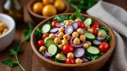 Przepisy na sałatki z ciecierzycy na zimno: Szybkie i zdrowe opcje