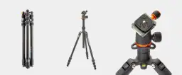 Złożony i rozłożony statyw do aparatu z kulową głowicą. Idealny, jaki statyw do aparatu dla każdego fotografa.