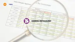 Analiza danych sprzedaży i marży w handlu detalicznym. Jedenastka na boisku analizuje wyniki.