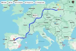 Ile km jest z Polski do Hiszpanii? Sprawdź najkrótsze trasy i czas podróży