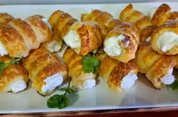 Kak wyczarować rurki z ciasta francuskiego z kremem mascarpone?