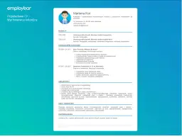 Przykładowe CV wychowawcy kolonijnego z portretowym zdjęciem kandydata.