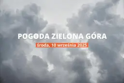 Jaka pogoda w Zielonej Górze? Sprawdź prognozę na dziś i uniknij niespodzianek