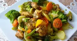 Aromatyczne warzywa z kurczakiem na patelnię w kwadrans? Proszę!