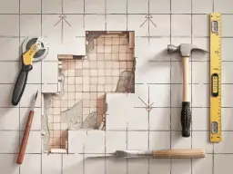 Jak usunąć starą zaprawę klejową z płytek bez uszkodzeń powierzchni