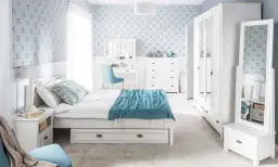 Jakie ściany do sypialni z białymi meblami? Odkryj idealne kolory