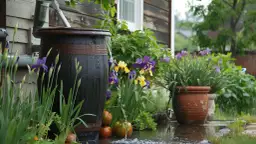 Zbieranie deszczówki bez rynny: Innowacyjne metody