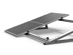 Metalowy stelaż pod panele fotowoltaiczne, pokazujący, jak zrobić stelaż pod panele fotowoltaiczne.