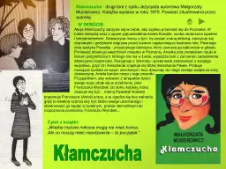 Tajemnica "Kłamczuchy" i "Kwiatu kalafiora": Autorka Małgorzata Musierowicz