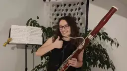  Fagot - instrument z bogatą, ciepłą barwą dźwięku i szeroką skalą