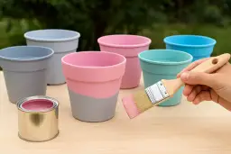 Jak skutecznie pomalować plastikowe doniczki ogrodowe, aby trwały dłużej?