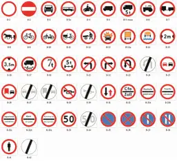 Biały znak z czarną kreską - co oznacza na drodze?