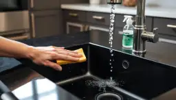 Czym czyścić zlew granitowy, aby uniknąć uszkodzeń i plam?