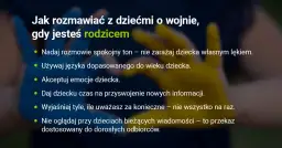 Jak rozmawiać z dzieckiem o wojnie, by uniknąć strachu i niepokoju