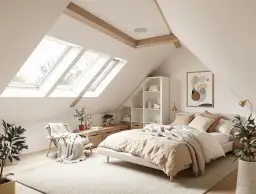 Sypialnia ze skosami: Jak urządzić funkcjonalne i piękne wnętrze?