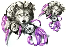 Łapacz snów z wilkiem tatuaż znaczenie – odkryj jego głęboką symbolikę