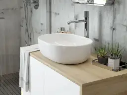 Szafka nad umywalką: Idealna wysokość dla ergonomii i estetyki