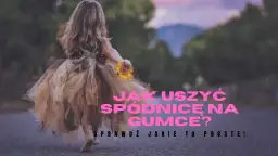 Dziewczynka w tiulowej spódniczce trzyma słonecznik. Dowiedz się, jak uszyć spódniczkę na gumce dla dziewczynki.