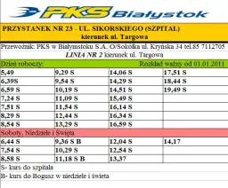 Rozkład jazdy Voyager Sokółka Białystok - Sprawdź aktualne godziny odjazdów