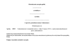 Spółka cudzoziemcem? Wzór oświadczenia i uniknij nieważności transakcji!