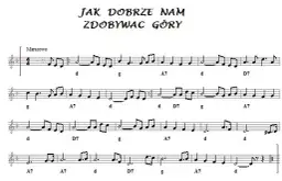 Jak dobrze nam zdobywać góry chwyty - proste akordy dla każdego