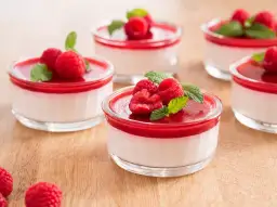 Co sprawia, że panacotta z musem malinowym zachwyca smakiem?