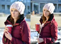 Jaki kolor czapki do bordowej kurtki, aby wyglądać stylowo i modnie?