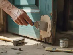 Jak skutecznie zamaskować dziurę w drzwiach i przywrócić ich urok