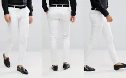 Białe spodnie męskie: Oto 5 stylizacji na każdą porę roku i okazję