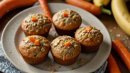 Muffinki bananowe BLW: Zdrowe opcje dla niemowląt i dzieci w wieku rozszerzania diety