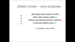 Poznaj najważniejsze układy rymów i ich zastosowanie w poezji polskiej