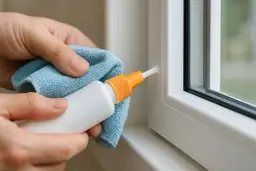 Jak usunąć klej z okna PCV bez uszkodzeń – sprawdzone metody