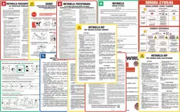 Jakiego koloru oznaczona jest instrukcja bhp i co to oznacza dla bezpieczeństwa?