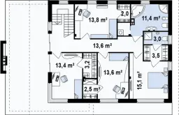 Projekt domu rysunek - Rzuty i planowanie