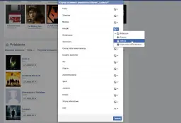 Jak wyłączyć like na Facebooku? Kliknij "Tylko ja" przy zainteresowaniach, aby ukryć polubienia.