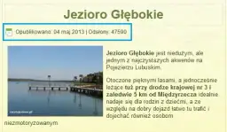 Jezioro Głębokie Pomorskie: Twój przewodnik po raju na Pojezierzu