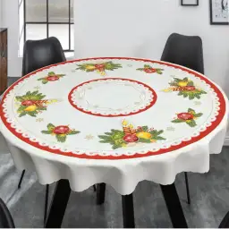  Okrągły obrus świąteczny - Nowoczesny i elegancki na święta 2023