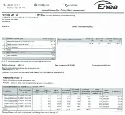Gdzie znaleźć fakturę od Energi Faktura za prąd w Enei